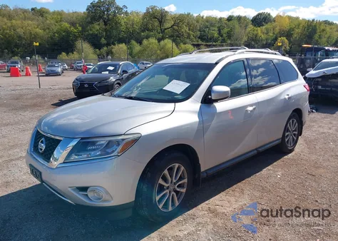 2016 Nissan Pathfinder S из США, поврежденный, VIN 5N1AR2MM6GC613408